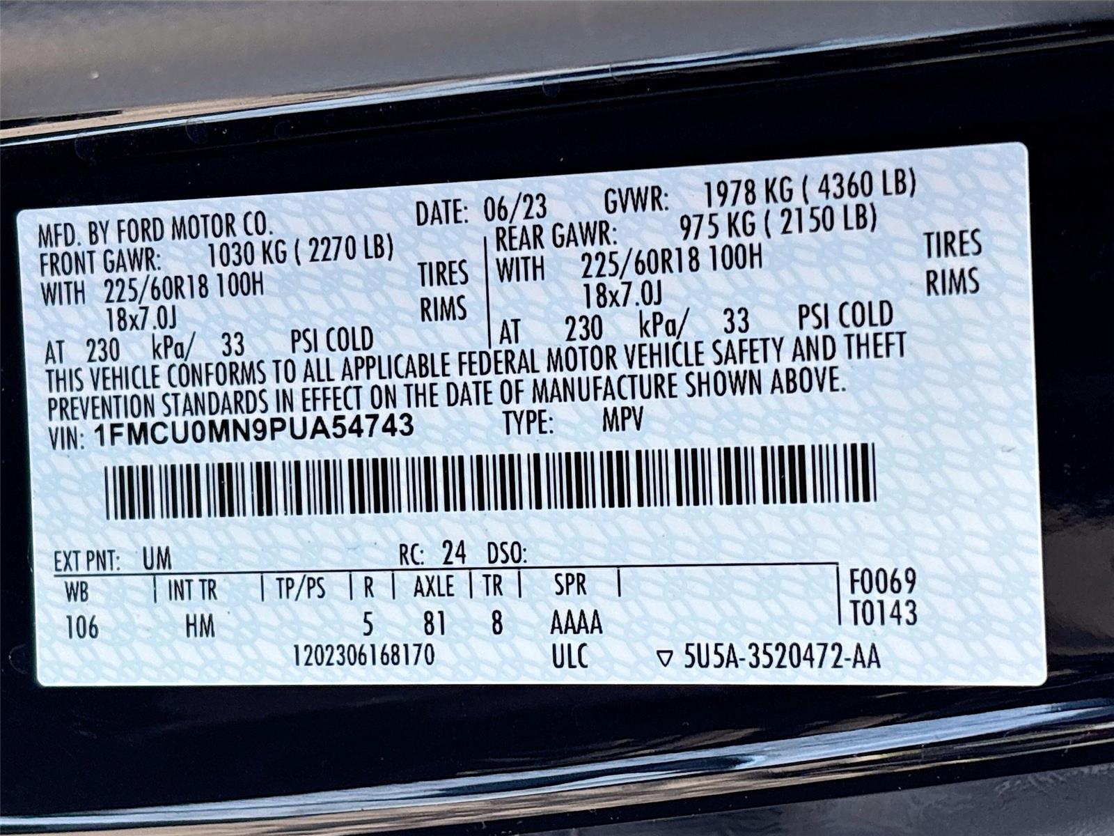 2023 Ford Escape ST-Line