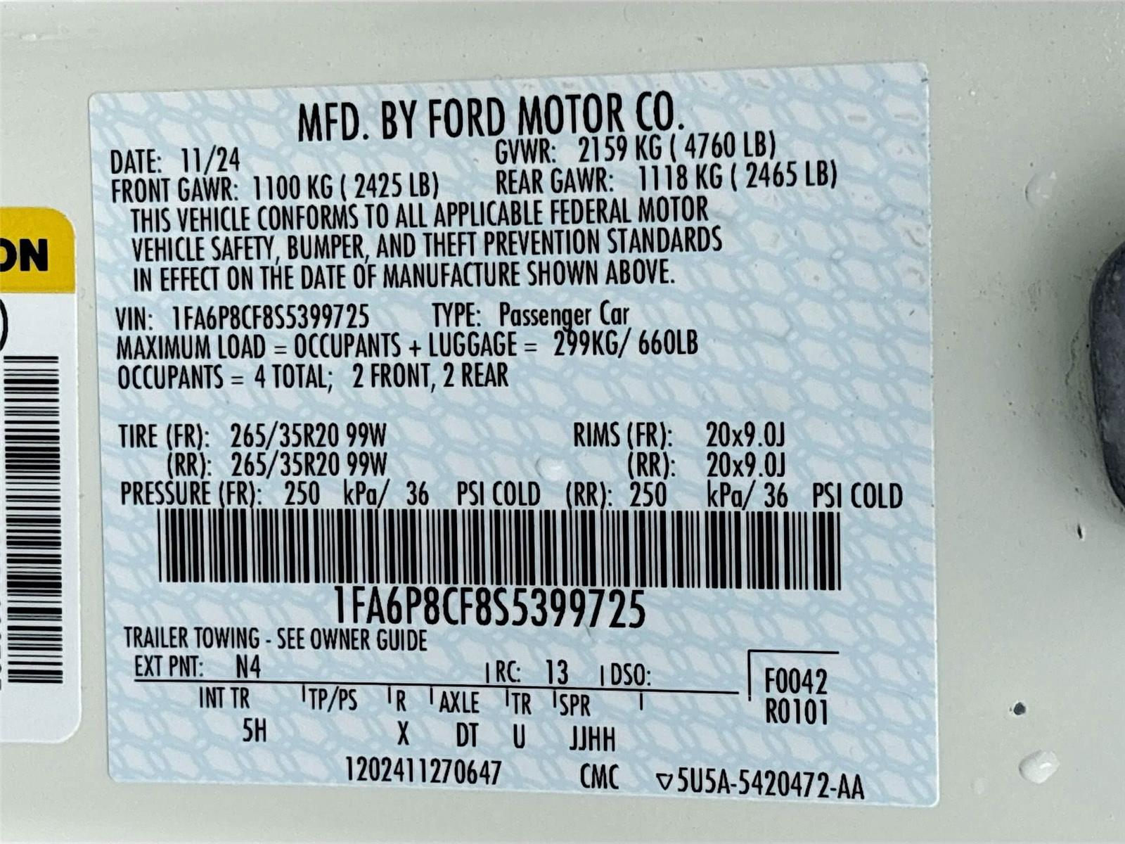 2025 Ford Mustang GT Premium