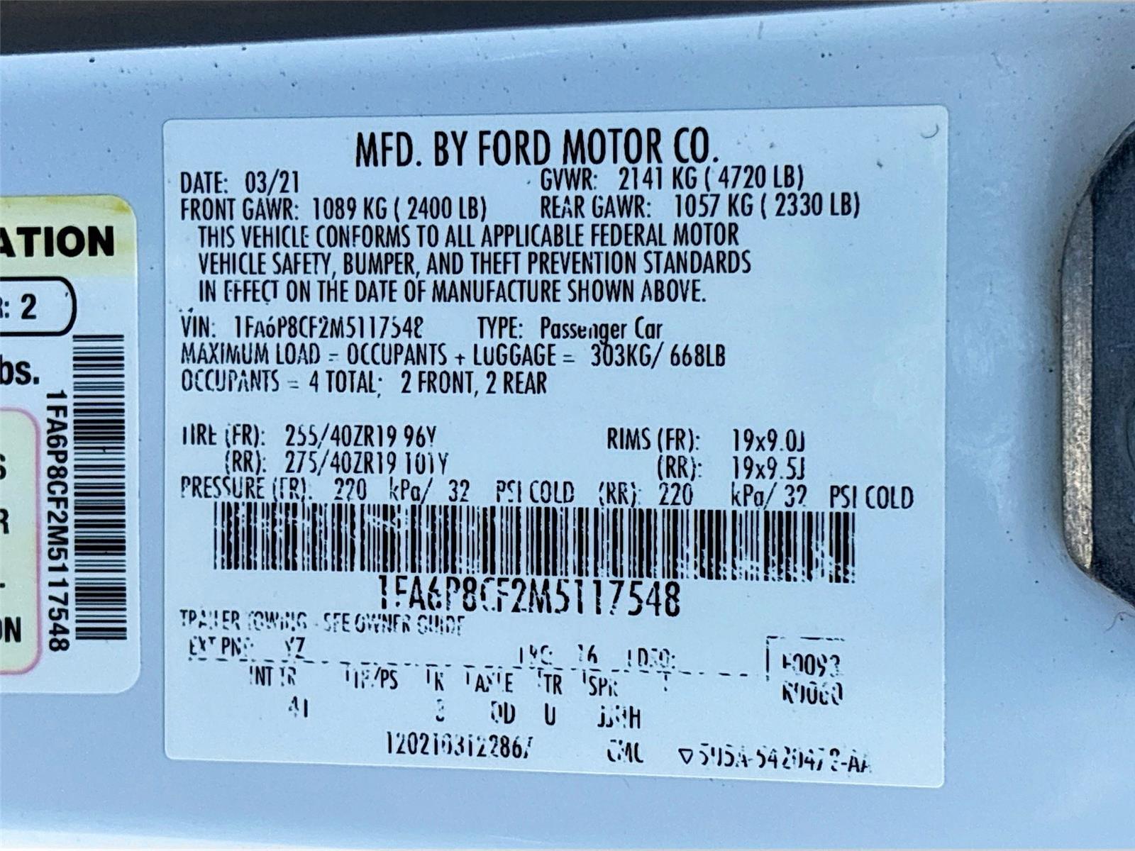 2021 Ford Mustang GT Premium