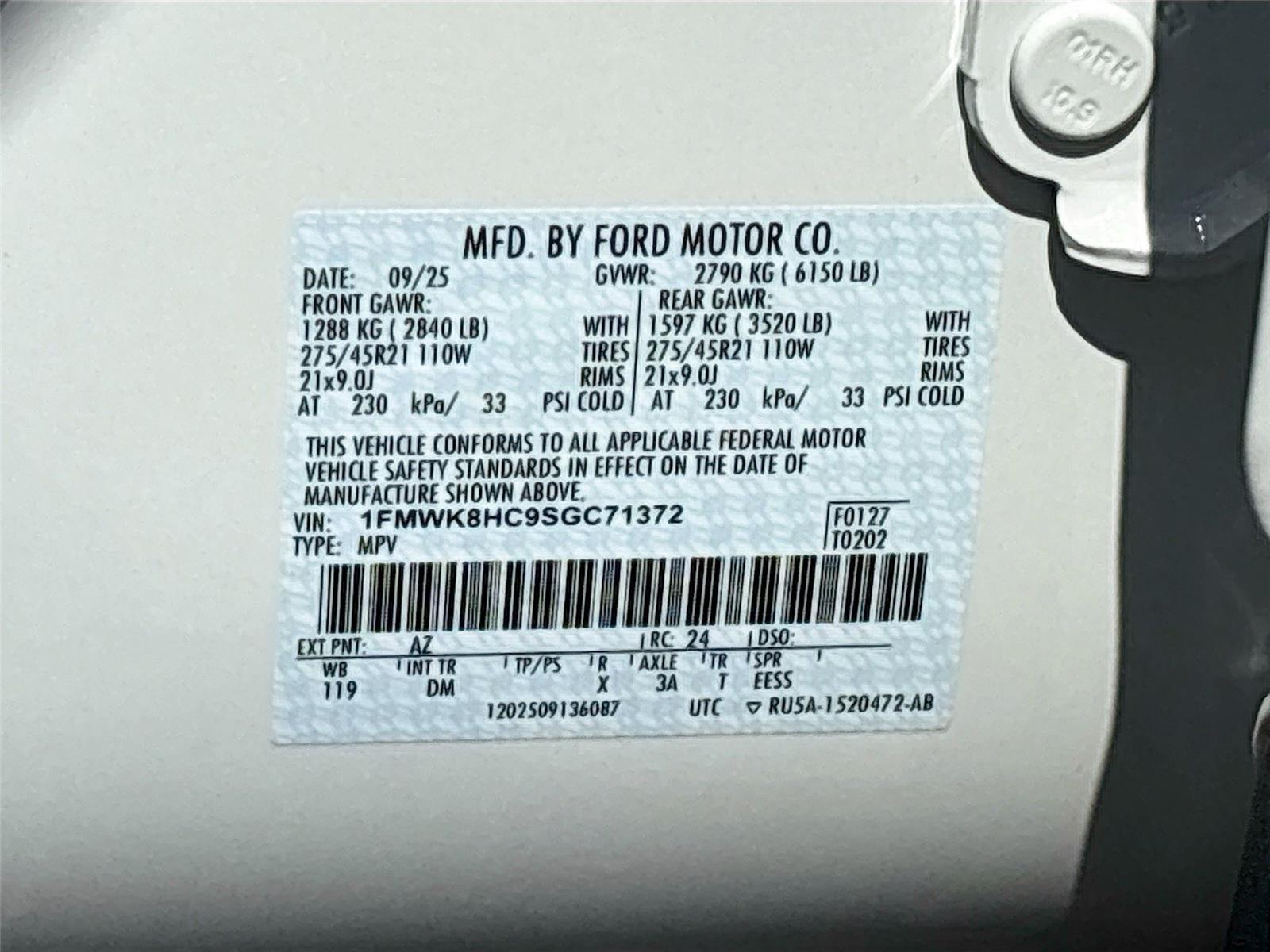 2025 Ford Explorer Platinum