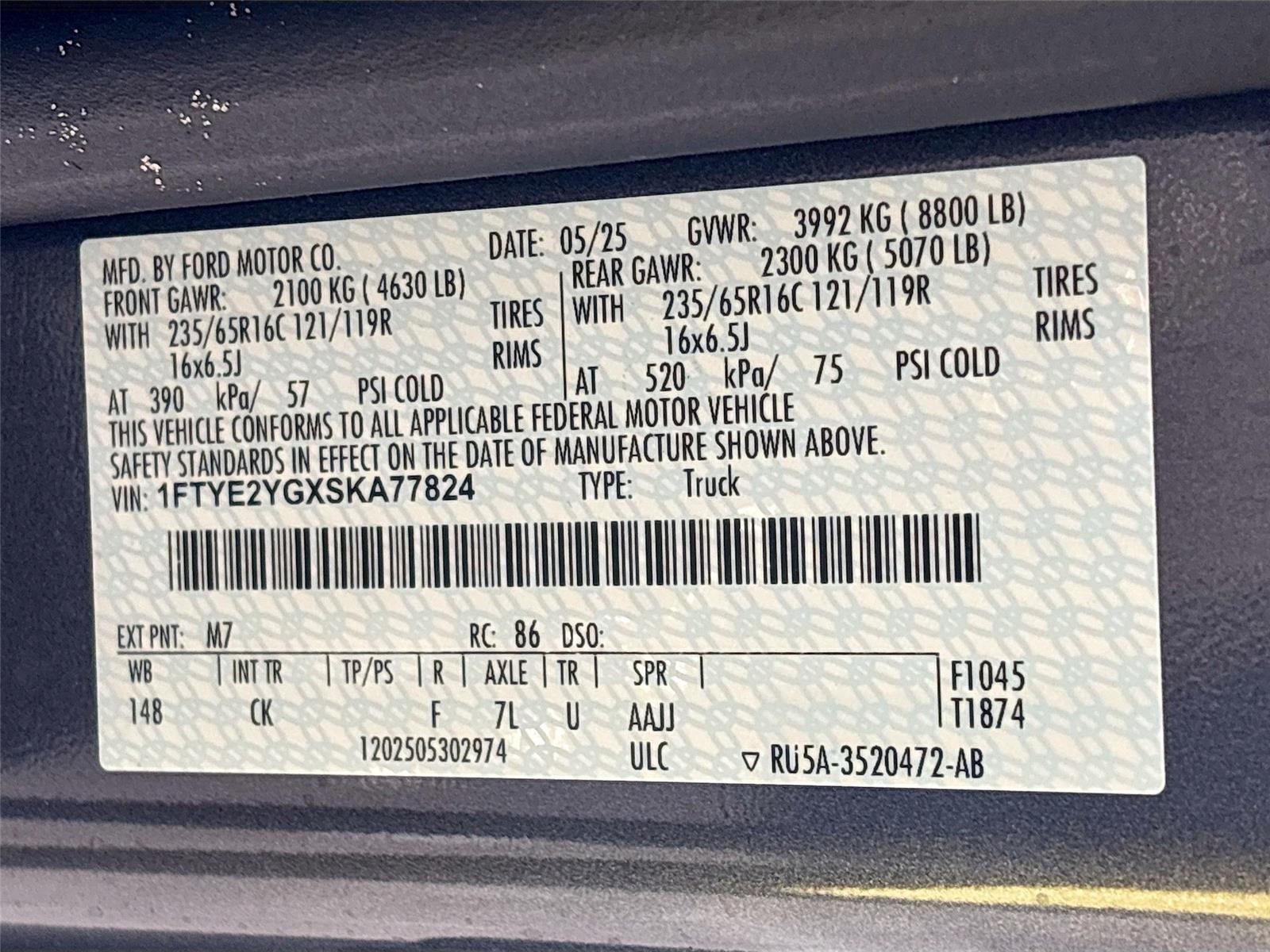 2025 Ford Transit Cargo Van