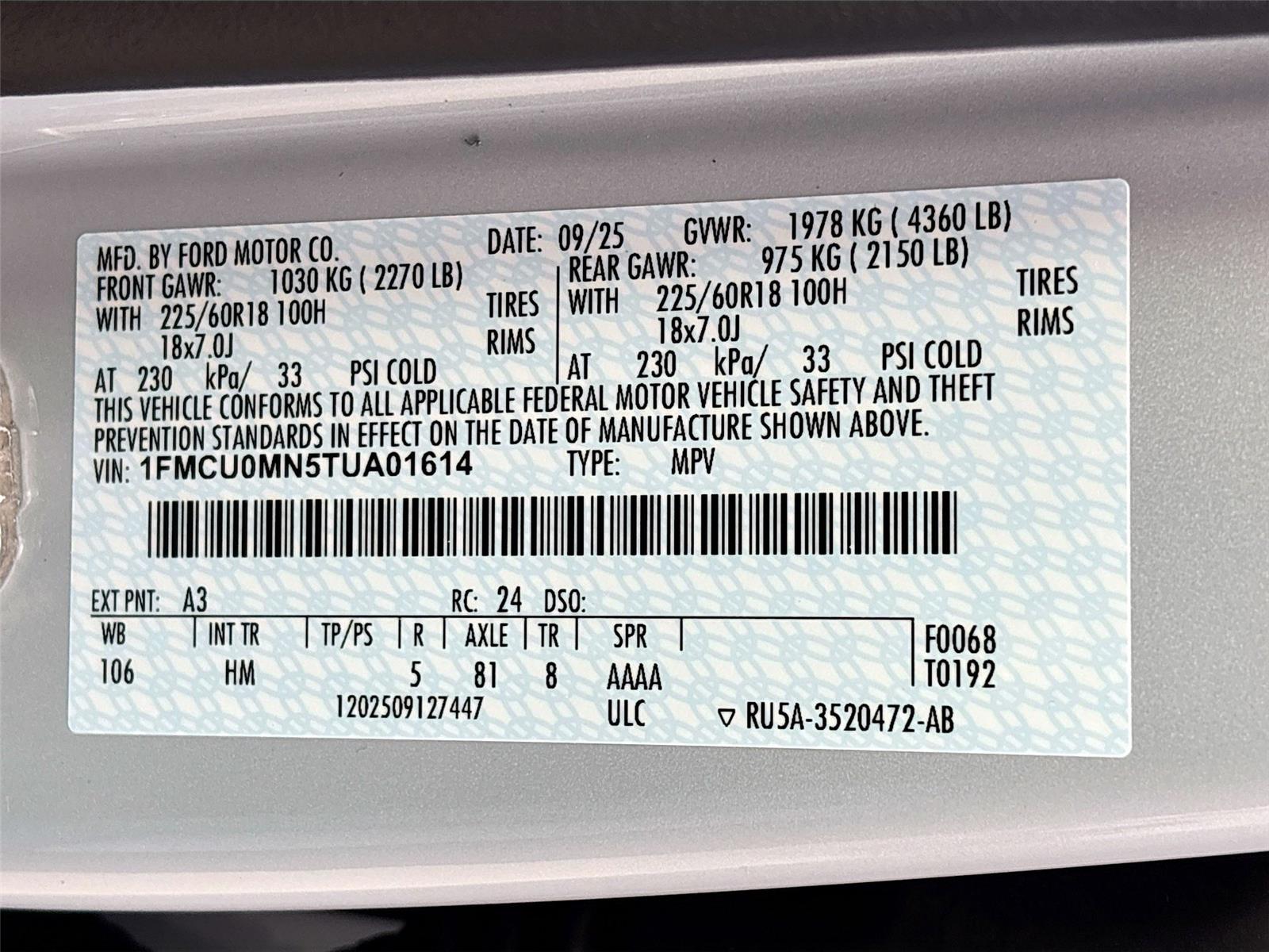 2026 Ford Escape ST-Line