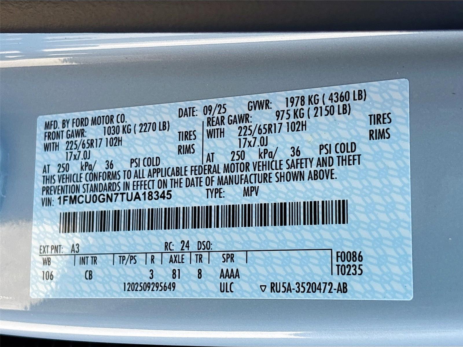 2026 Ford Escape Active