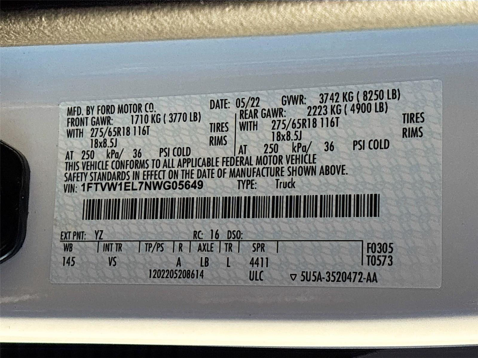 2022 Ford F-150 Lightning Pro