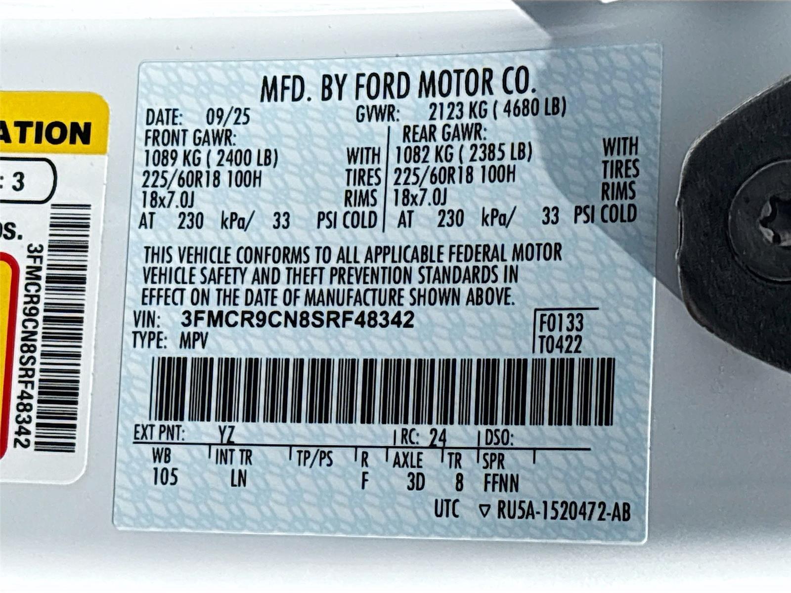 2025 Ford Bronco Sport Outer Banks