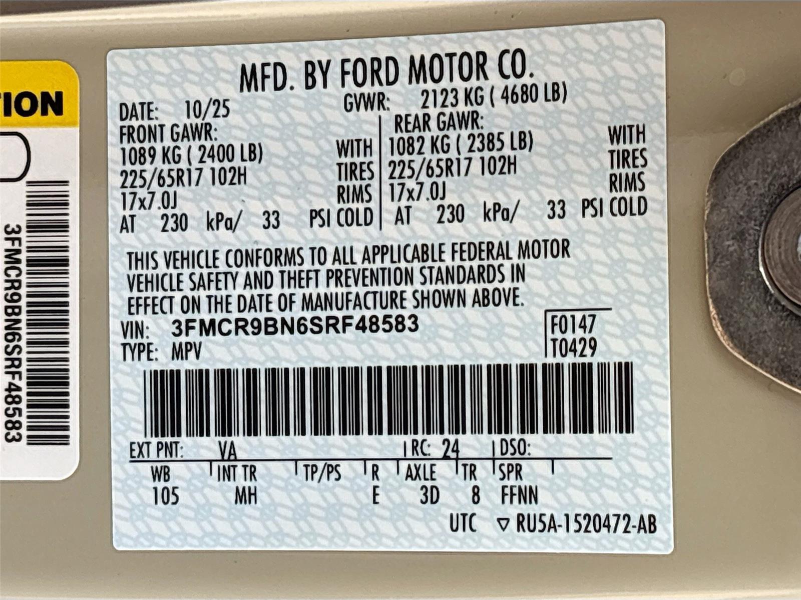 2025 Ford Bronco Sport Big Bend