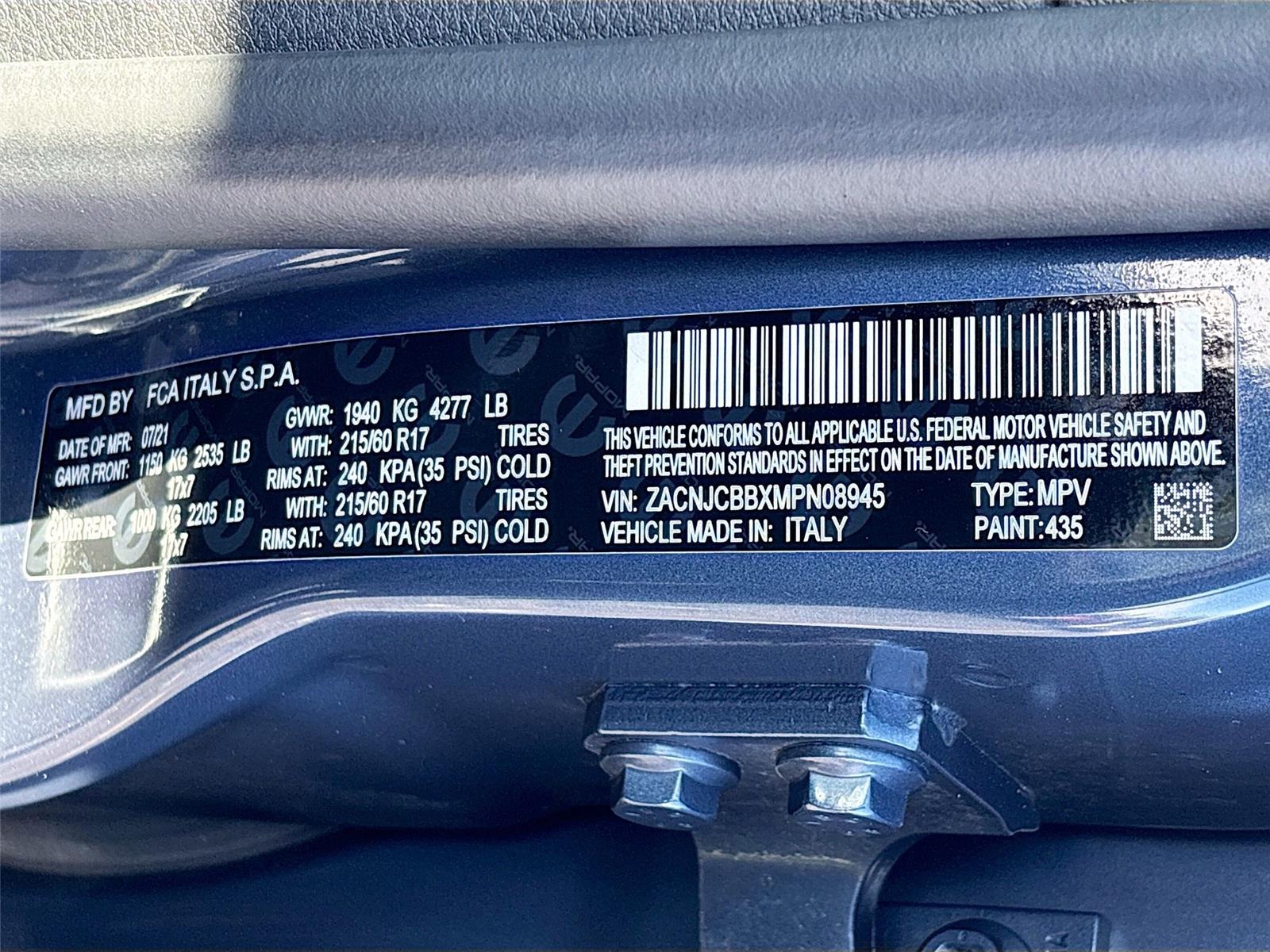 2021 Jeep Renegade Latitude