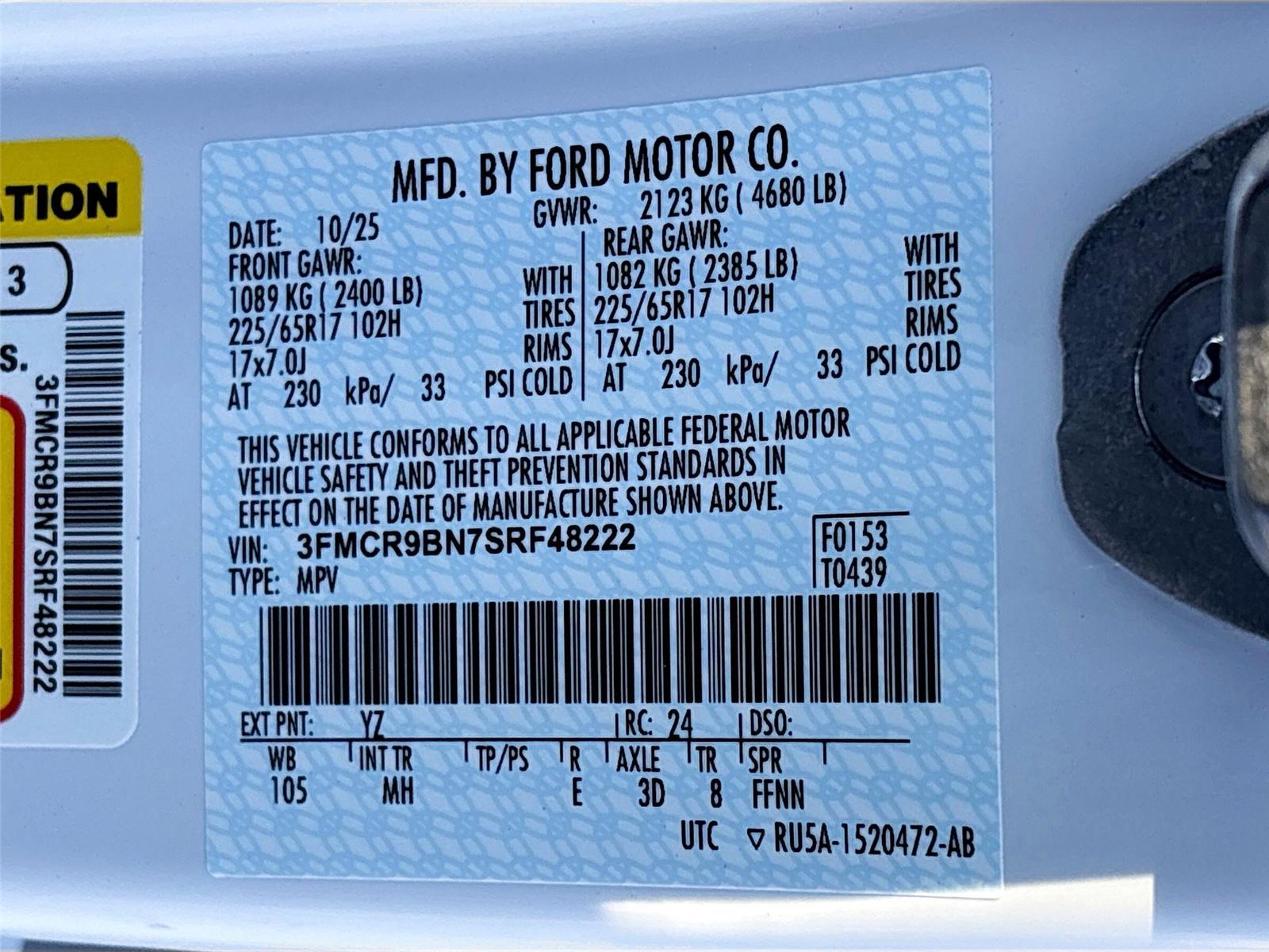 2025 Ford Bronco Sport Big Bend