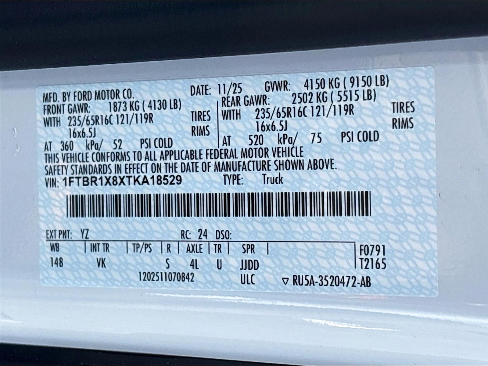 2026 Ford Transit Cargo Van