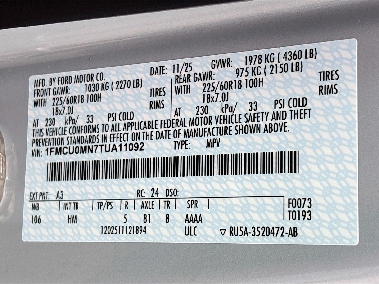 2026 Ford Escape ST-Line