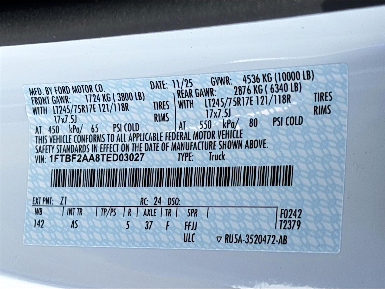 2026 Ford Super Duty F-250 SRW XL