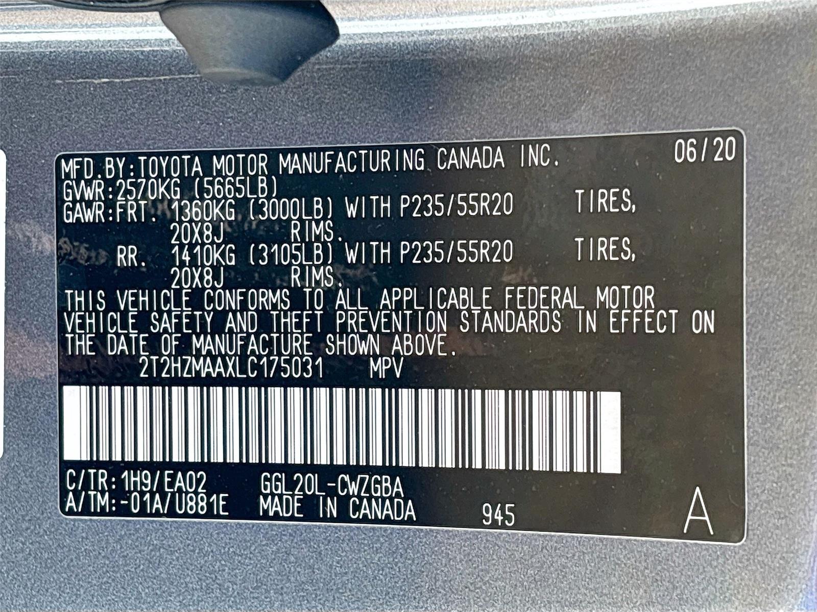 2020 Lexus RX RX 350