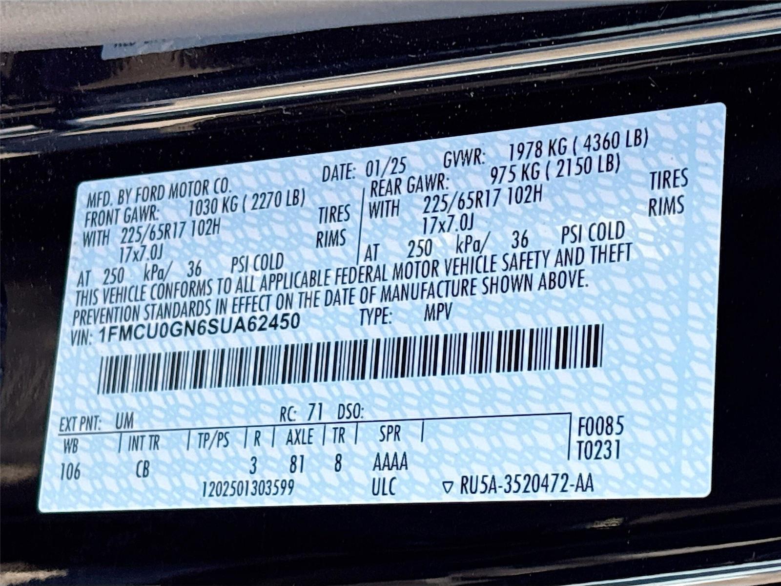 2025 Ford Escape Active