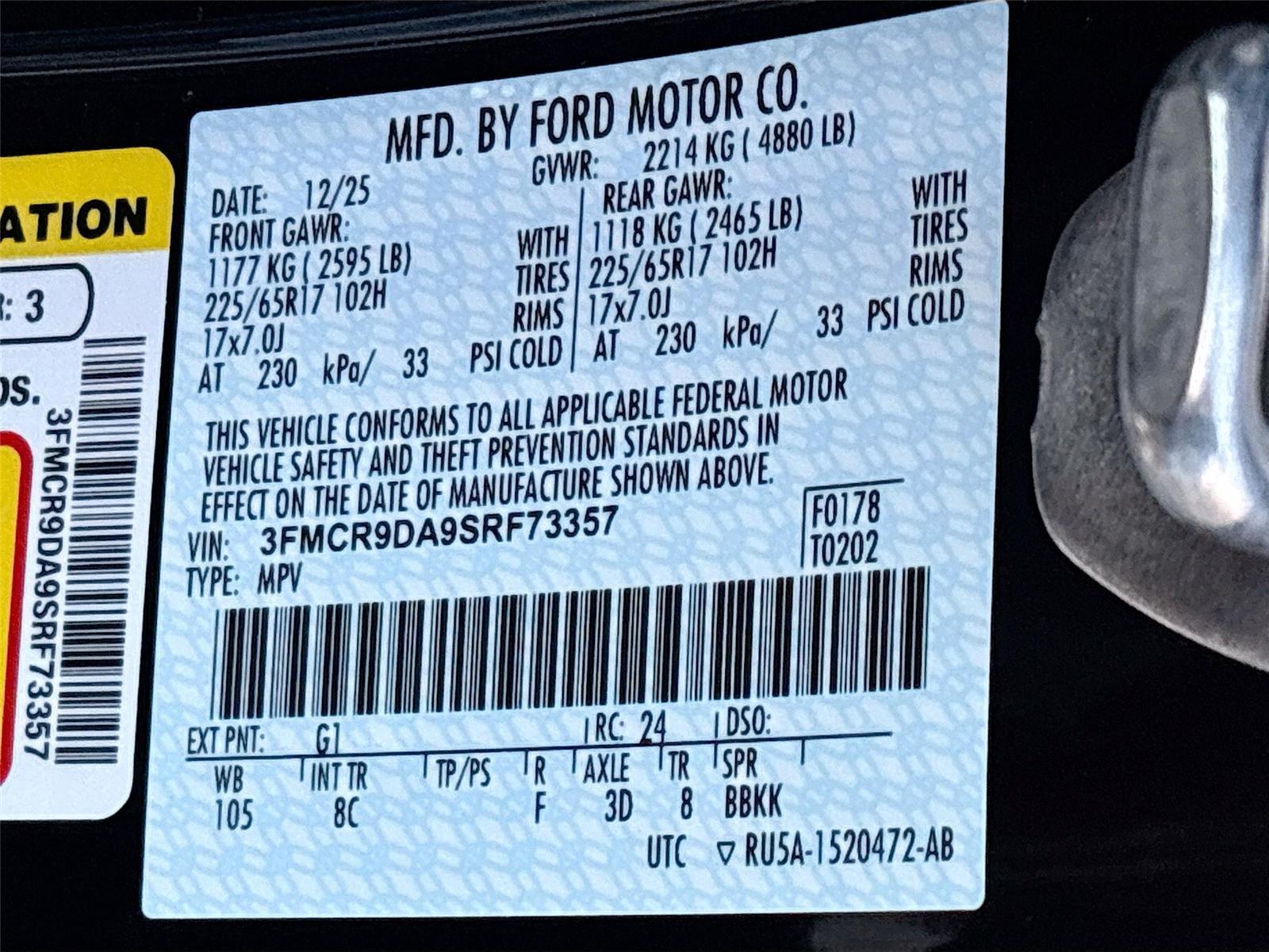 2025 Ford Bronco Sport Badlands