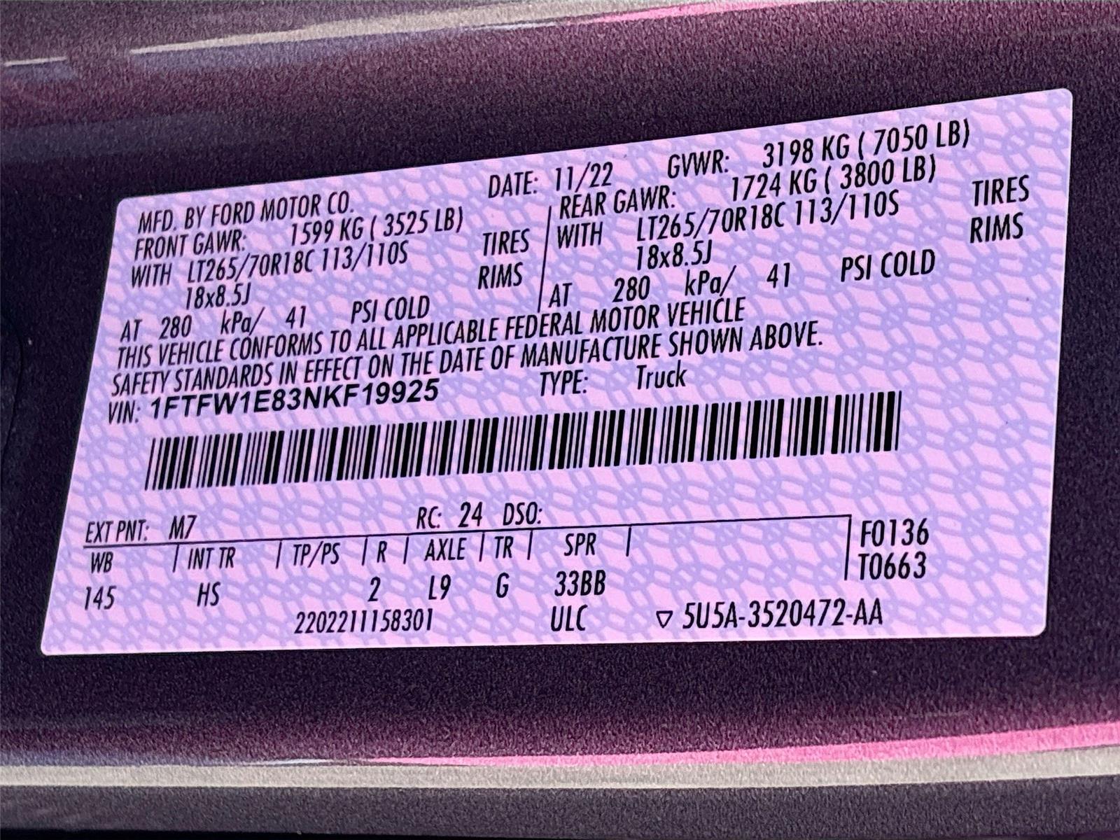 2022 Ford F-150 LARIAT