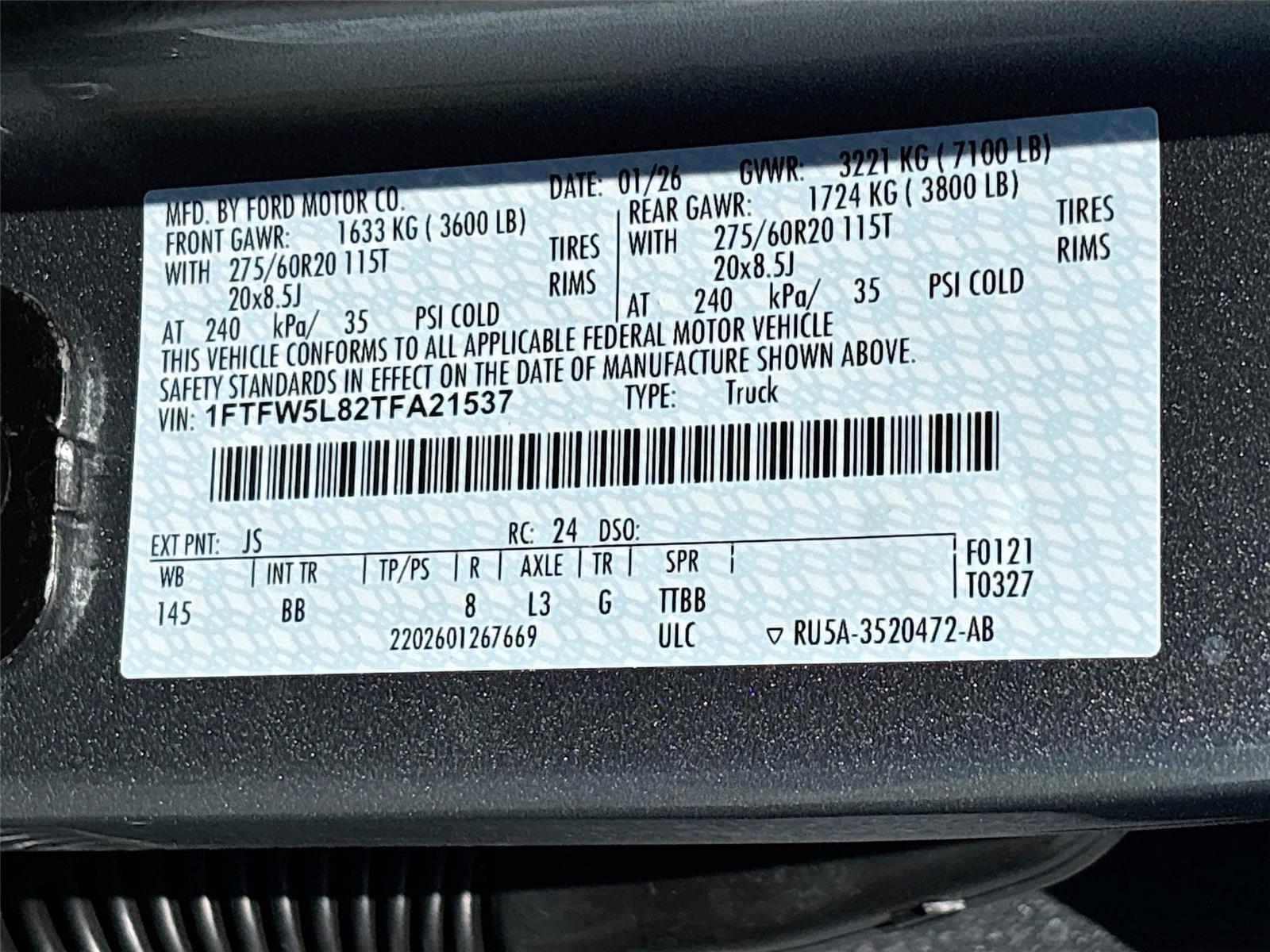 2026 Ford F-150 LARIAT