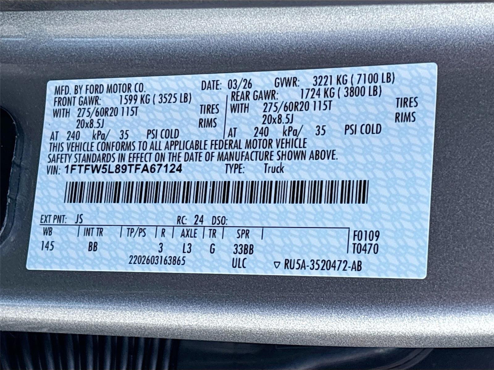 2026 Ford F-150 LARIAT