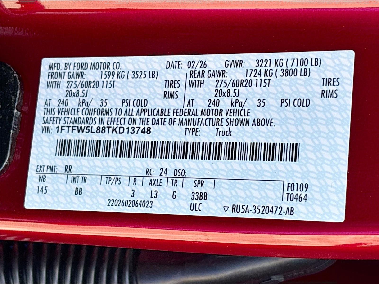 2026 Ford F-150 LARIAT