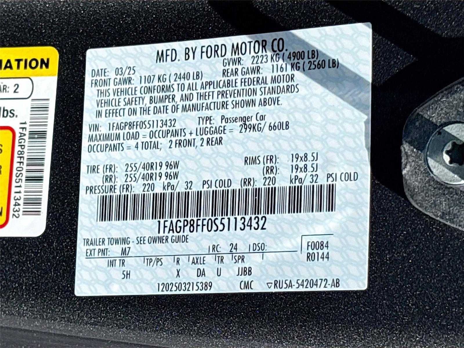 2025 Ford Mustang GT Premium