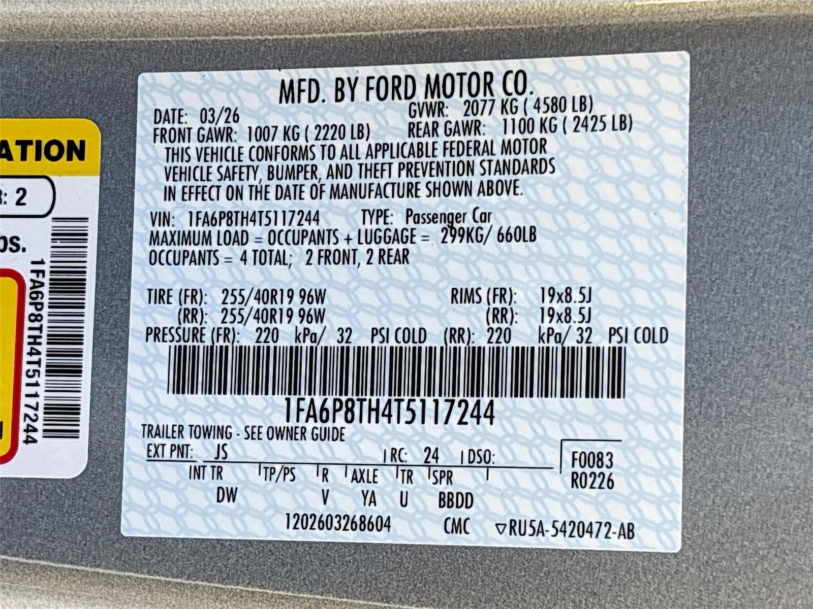 2026 Ford Mustang EcoBoost