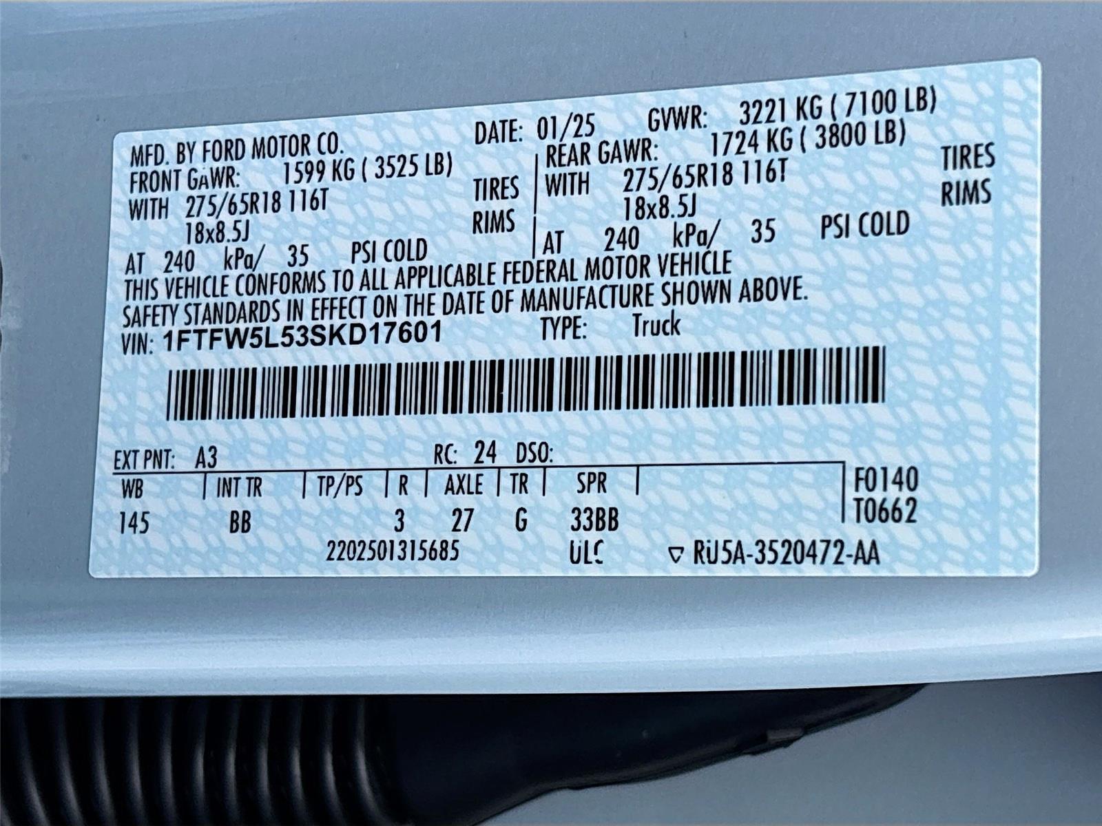 2025 Ford F-150 LARIAT