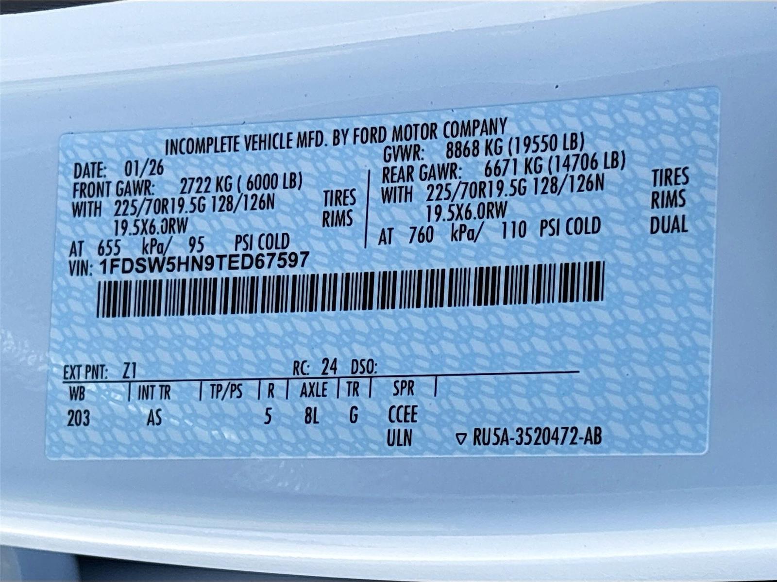 2026 Ford Super Duty F-550 DRW XL