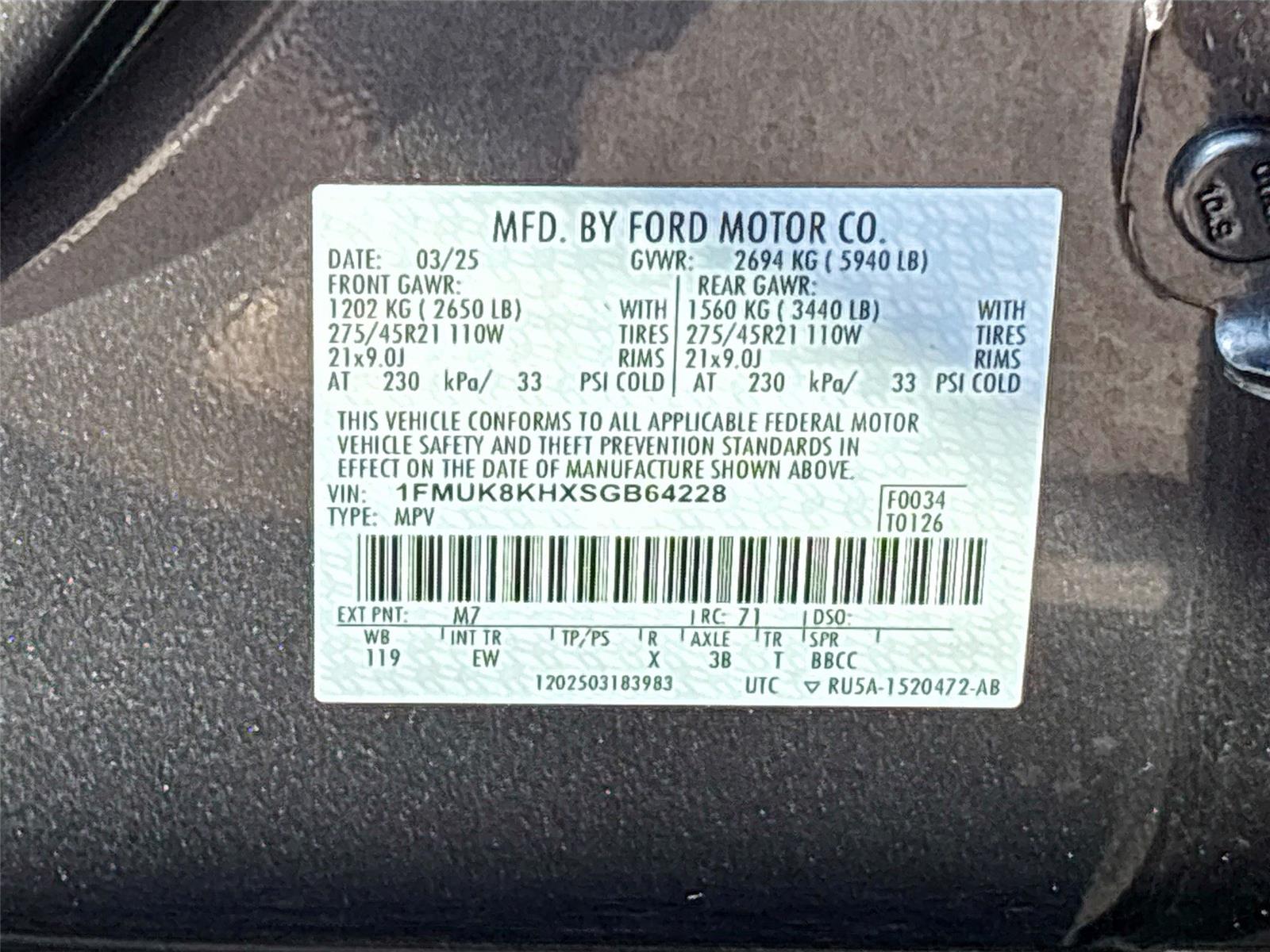 2025 Ford Explorer ST-Line