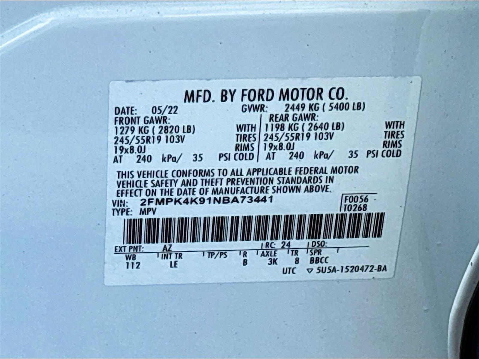 2022 Ford Edge Titanium