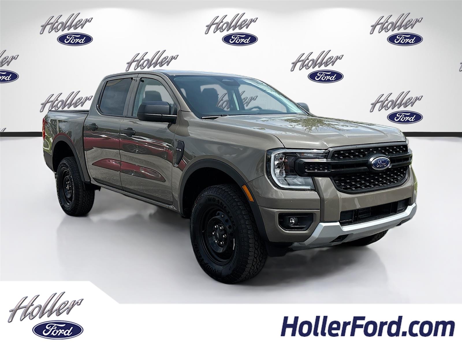Marsh Gray 2026 Ford Ranger XL SuperCrew 4WD Pickup Truck Four-Wheel Drive Automatic