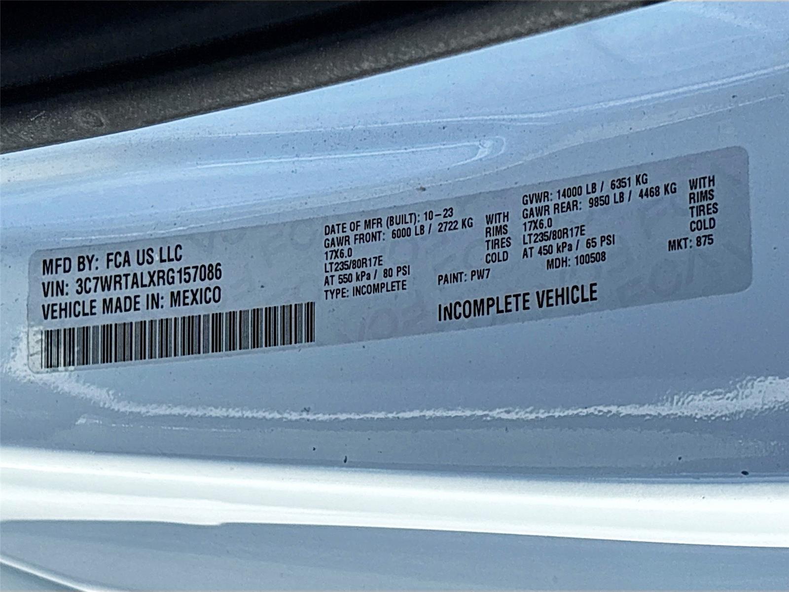 2024 Ram 3500 Chassis Cab Tradesman