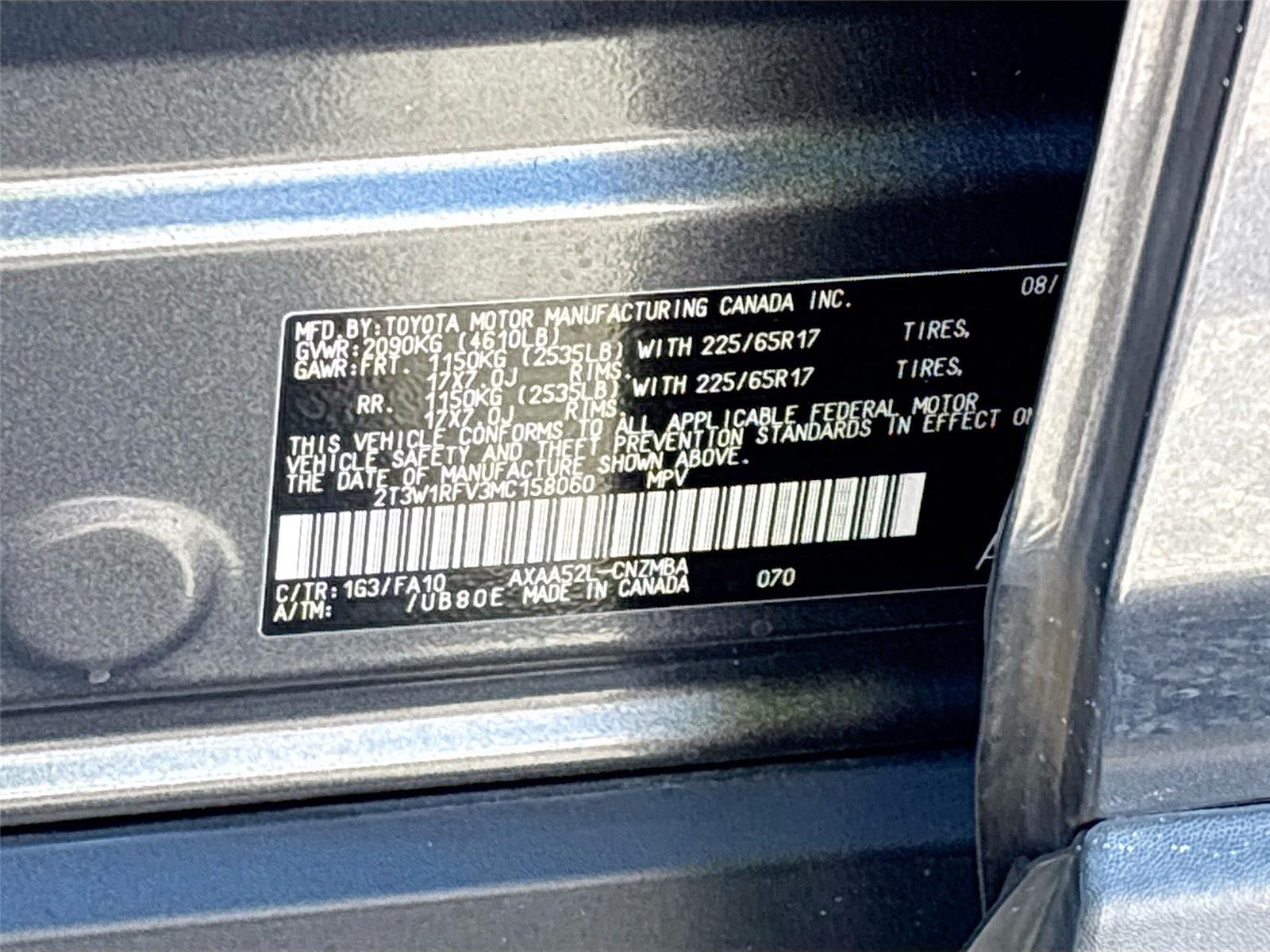 2021 Toyota RAV4 XLE