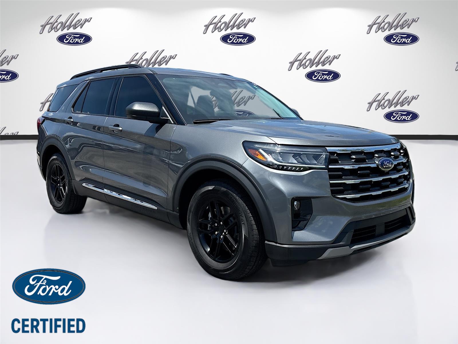 Carbonized Gray Metallic 2025 Ford Explorer SUV / Crossover Rear-Wheel Drive Automatic