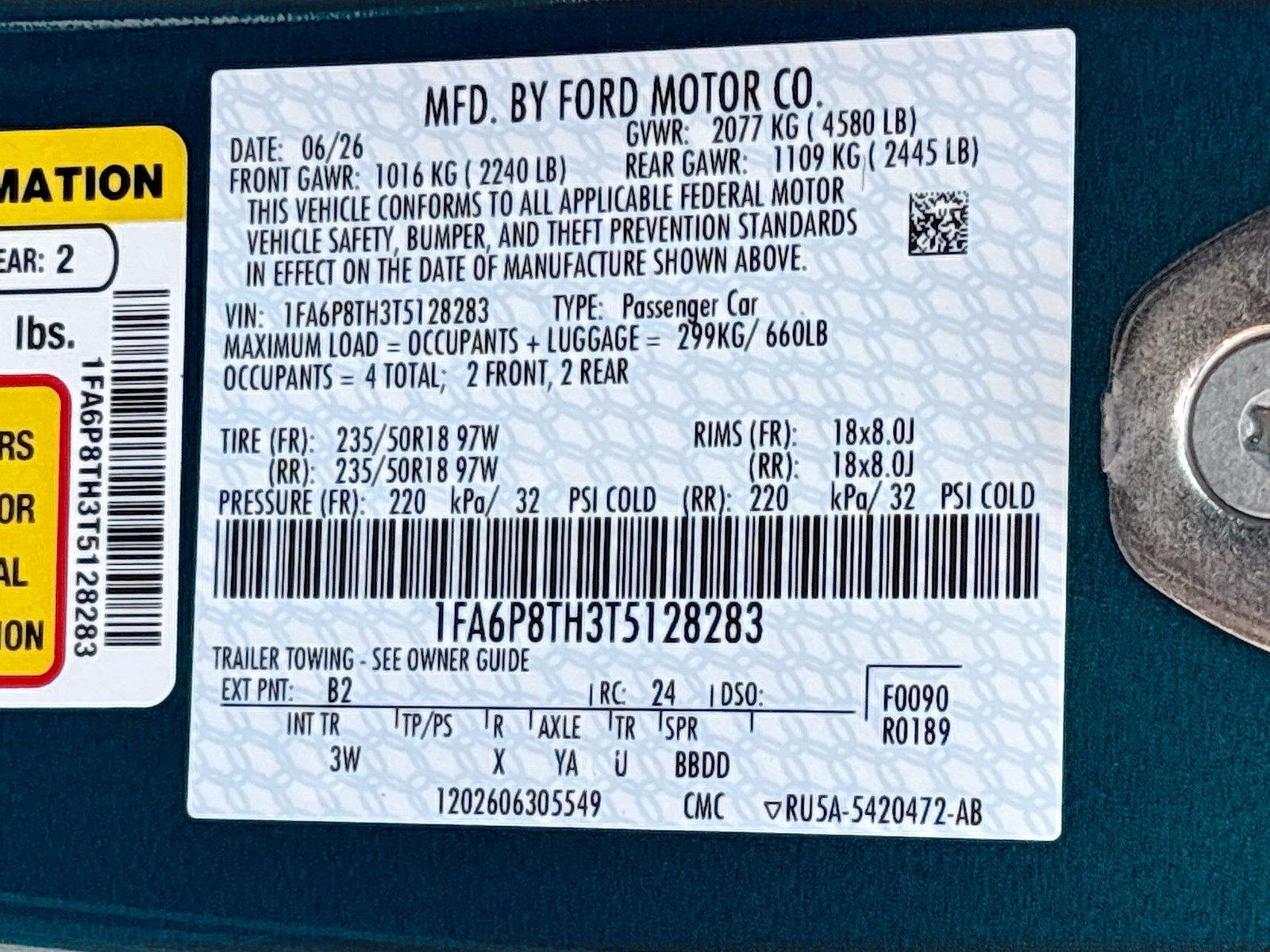 2026 Ford Mustang EcoBoost Premium