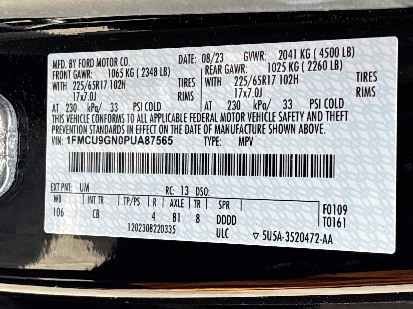 2023 Ford Escape Active