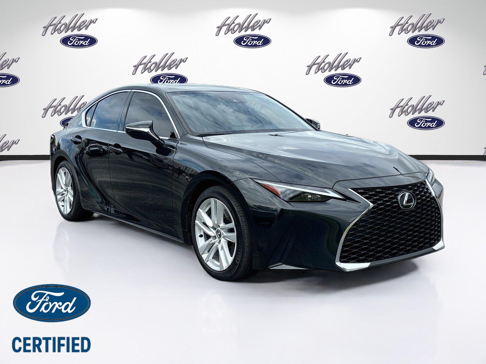 Black (Caviar) 2024 Lexus IS Sedan Rear-Wheel Drive Automatic