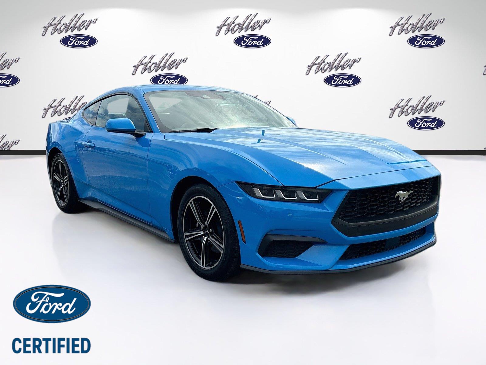 Grabber Blue 2024 Ford Mustang Coupe Rear-Wheel Drive Automatic