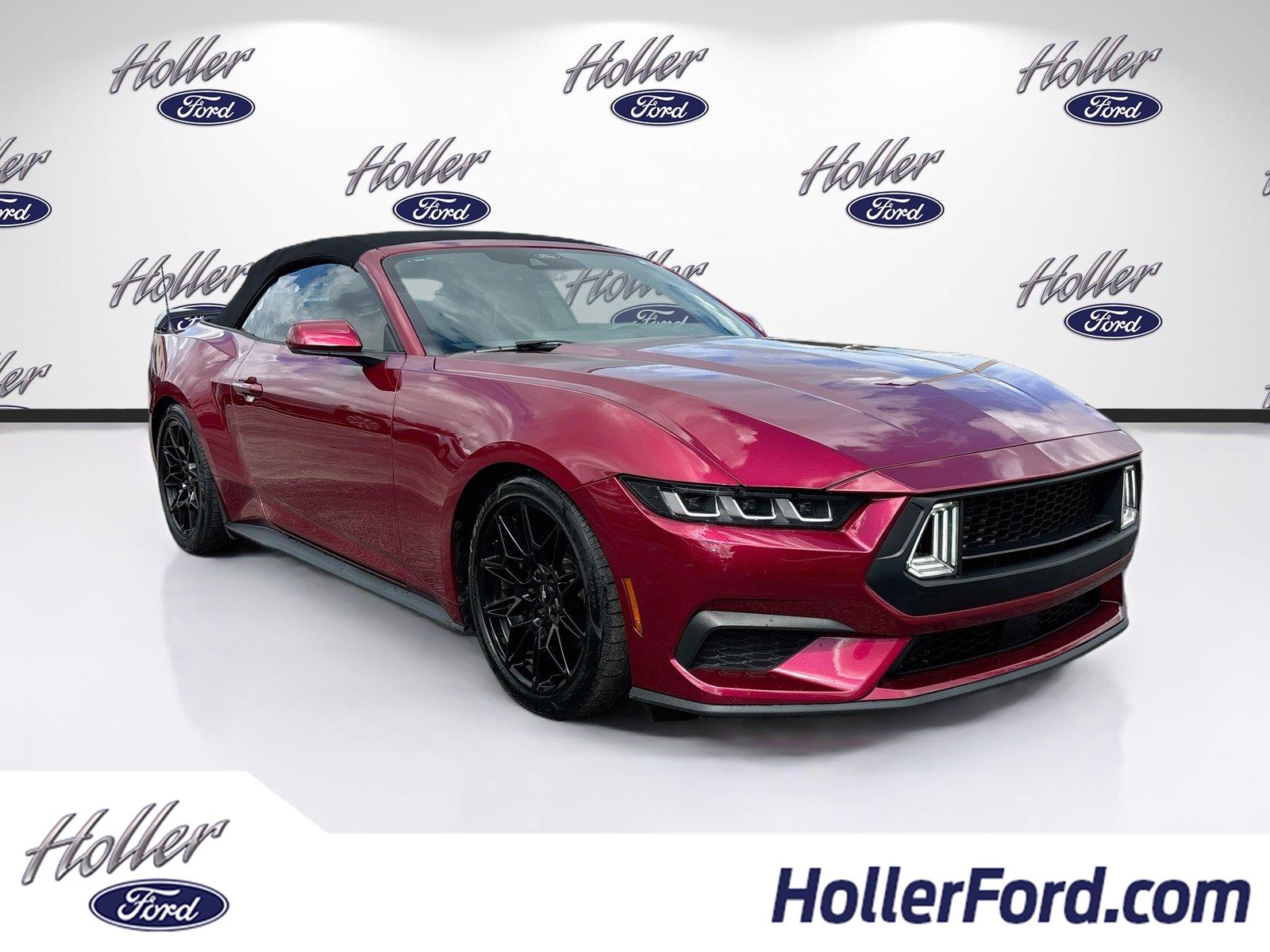 Pink (Molten Magenta Metallic Tri-coat) 2025 Ford Mustang Convertible Rear-Wheel Drive Automatic