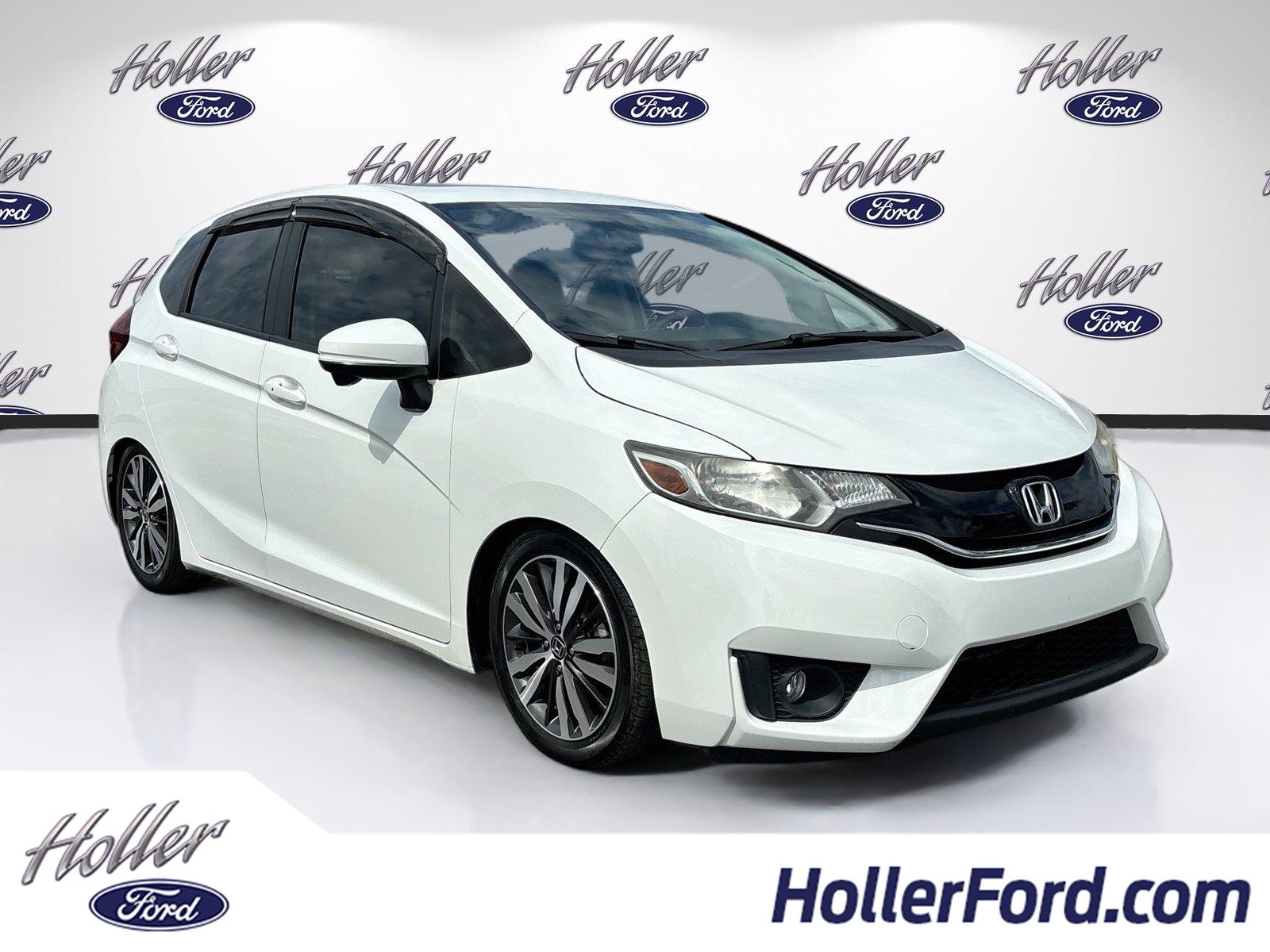 White Orchid Pearl 2017 Honda Fit Hatchback Front-Wheel Drive Continuously Variable Transmission