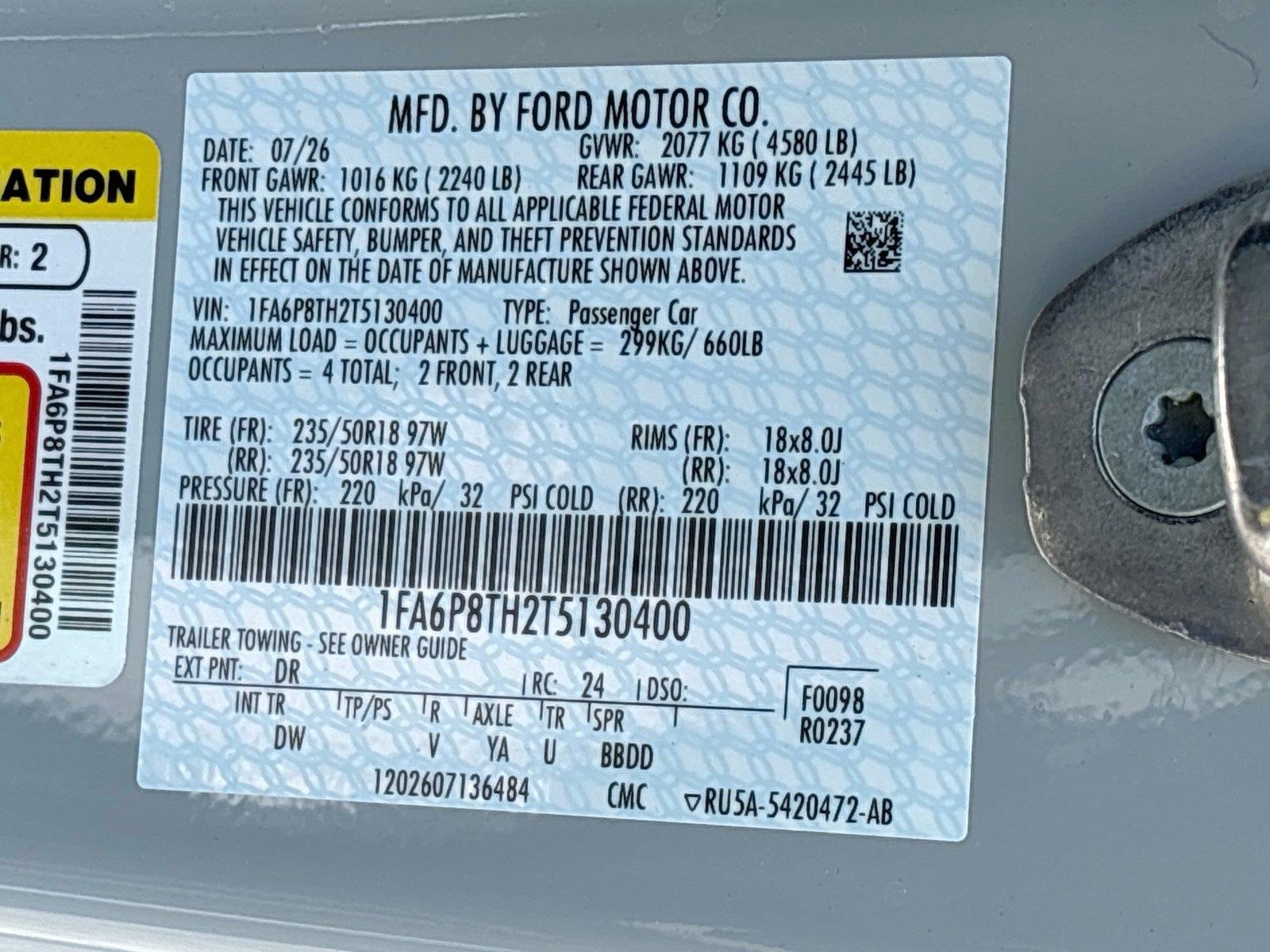 2026 Ford Mustang EcoBoost
