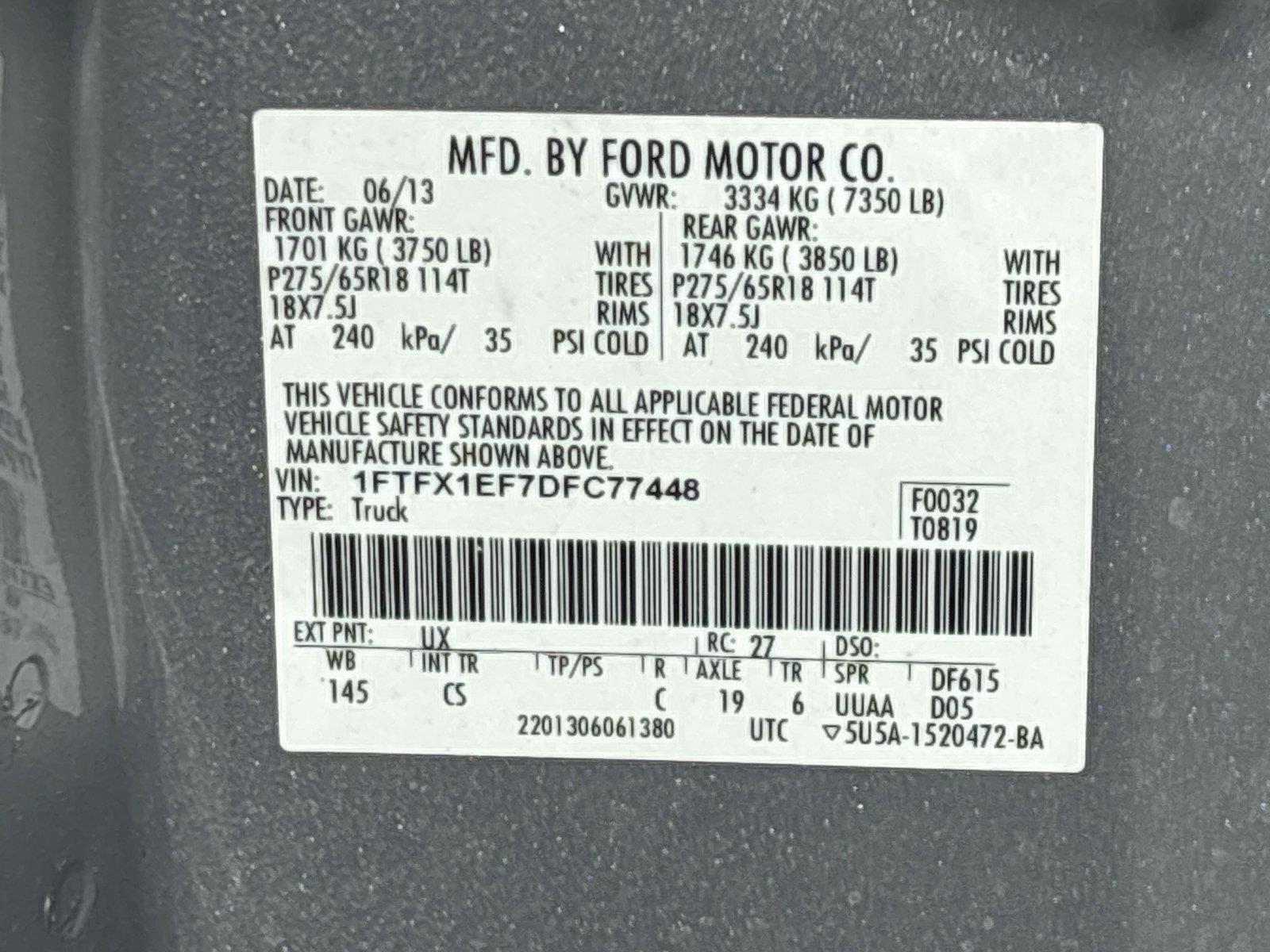 2013 Ford F-150 STX