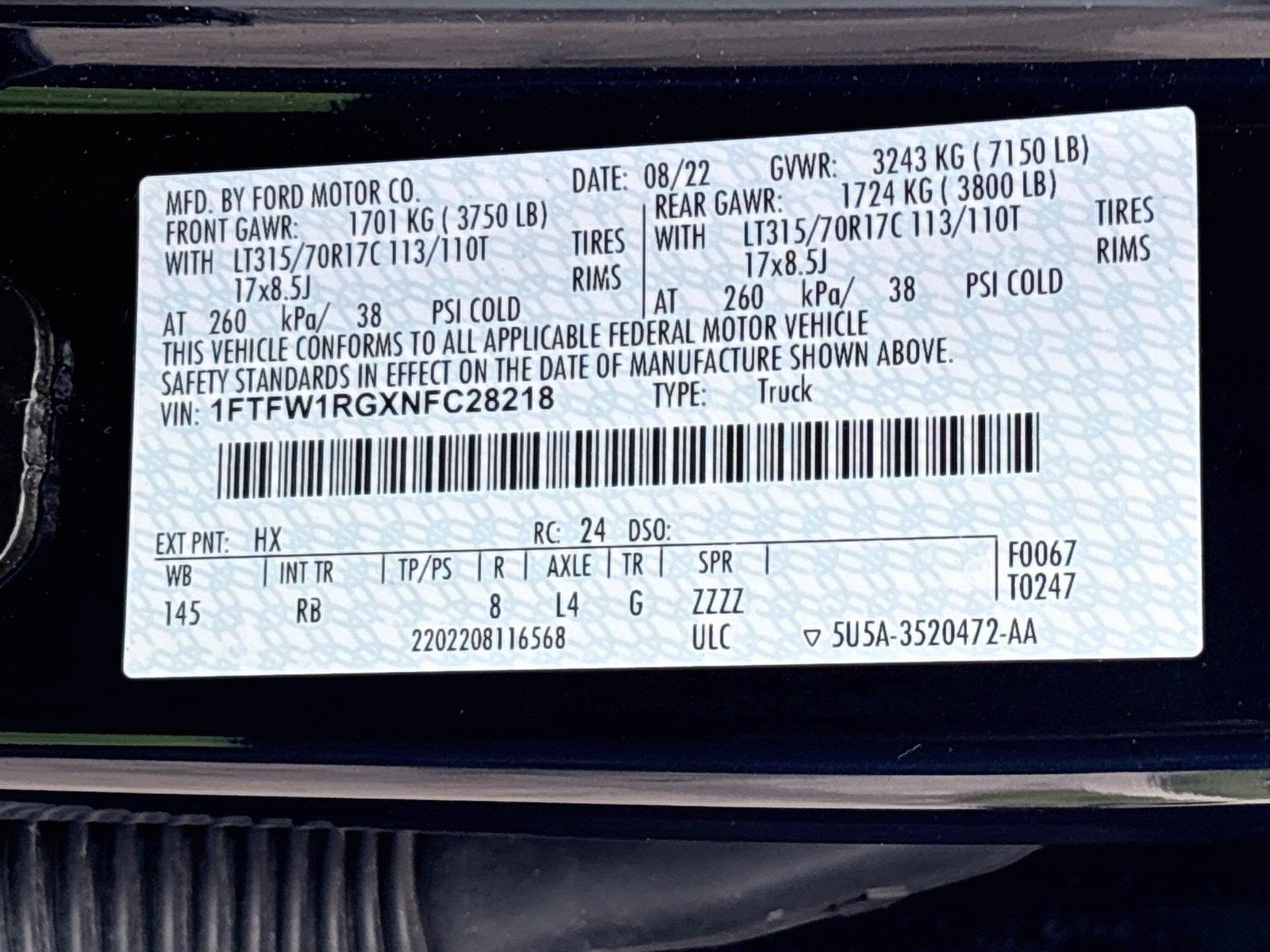 2022 Ford F-150 Raptor