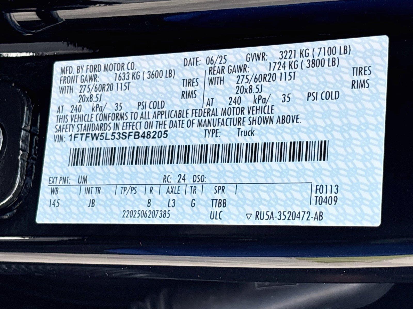 2025 Ford F-150 LARIAT