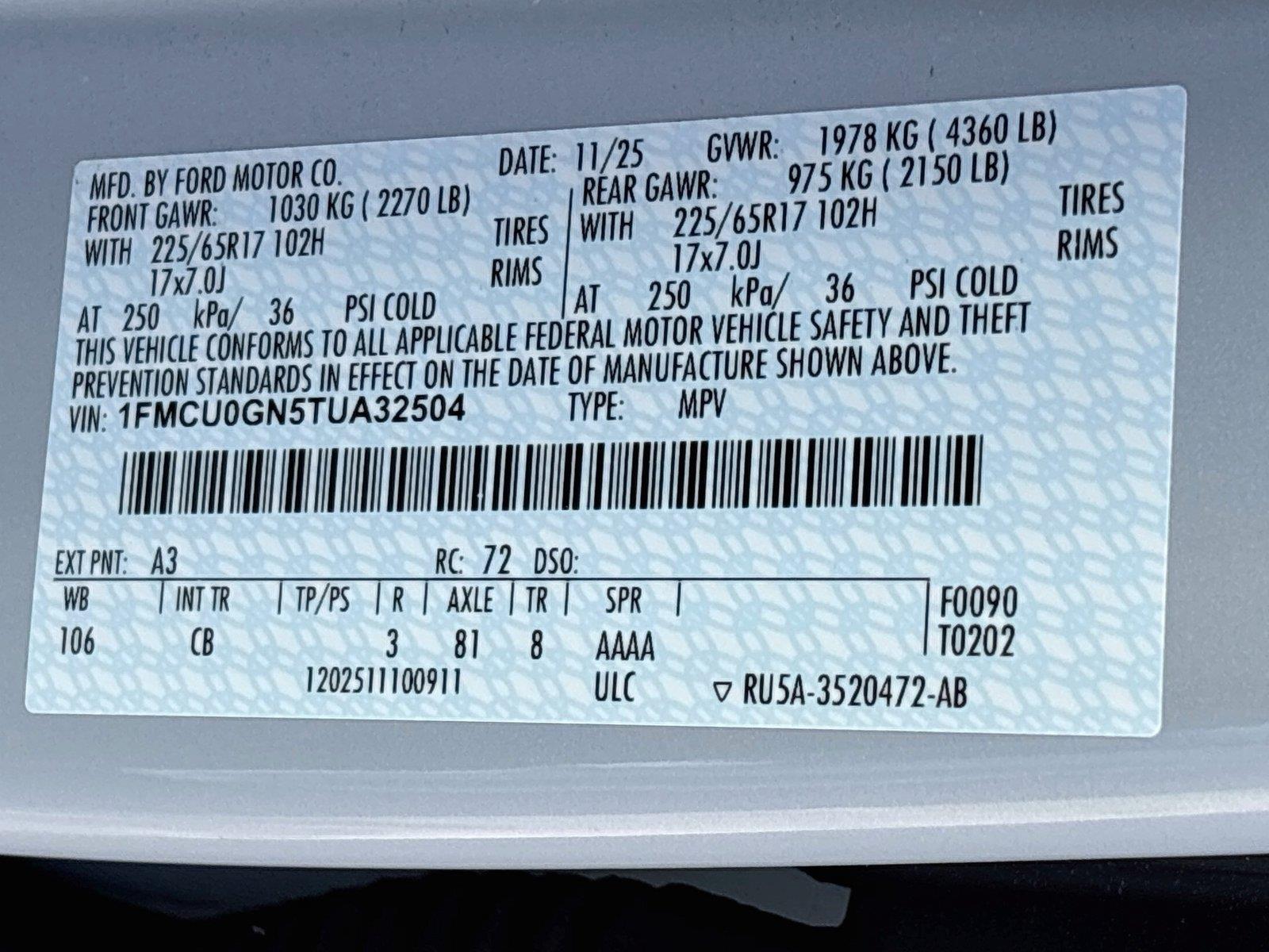 2026 Ford Escape Active