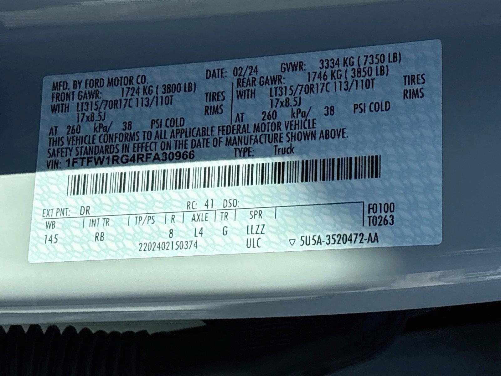2024 Ford F-150 Raptor