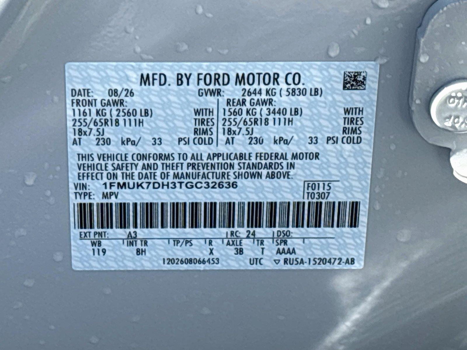 2026 Ford Explorer Active w/200A Pkg