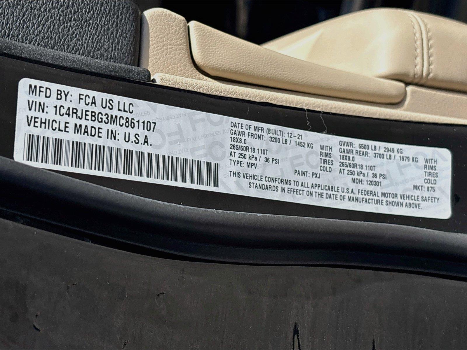 2021 Jeep Grand Cherokee Limited
