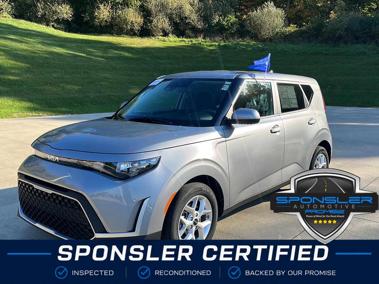 Steel Gray 2025 Kia Soul SUV / Crossover Front-Wheel Drive Continuously Variable Transmission