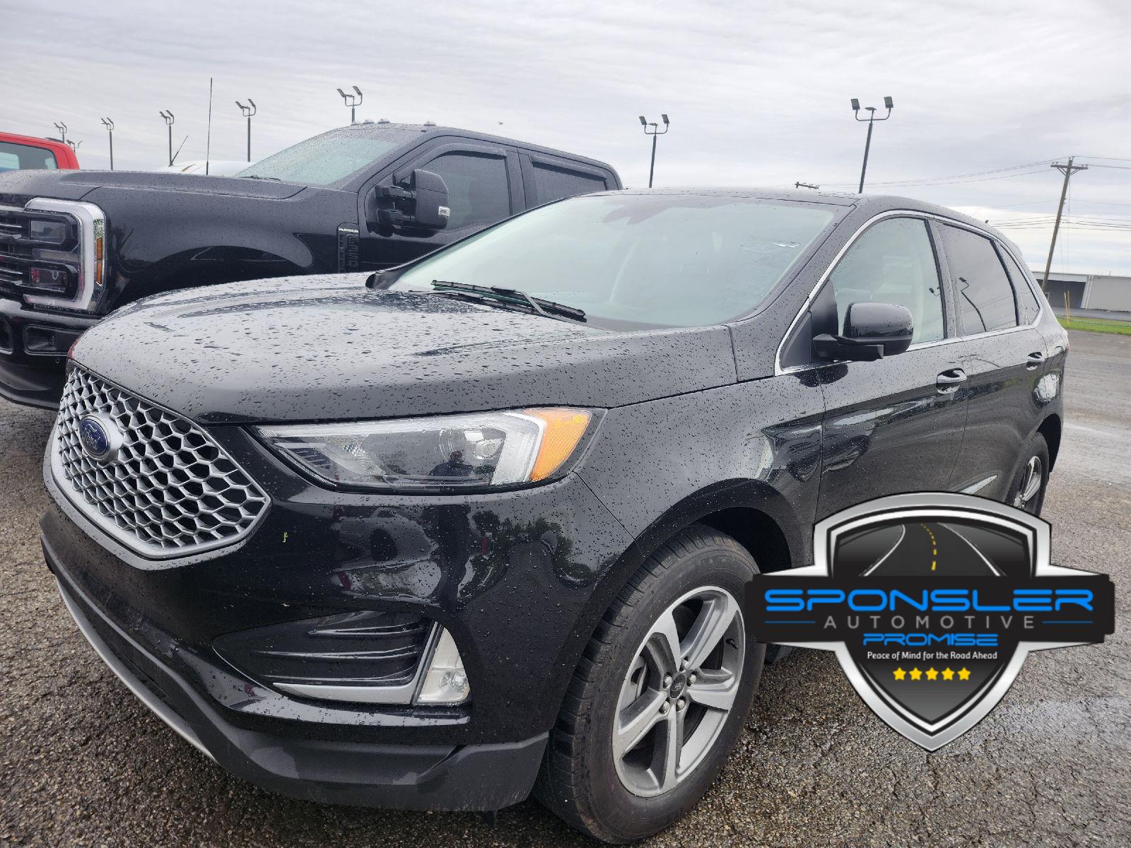 2024 Agate Black Ford Edge SEL AWD SUV