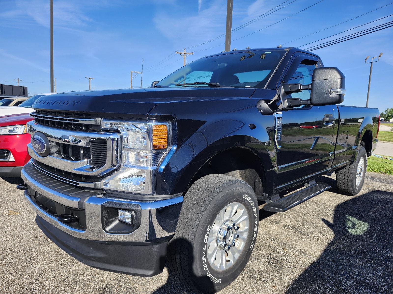Antimatter Blue 2021 Ford F-250 Super Duty Pickup Truck Four-Wheel Drive 6-Speed Automatic