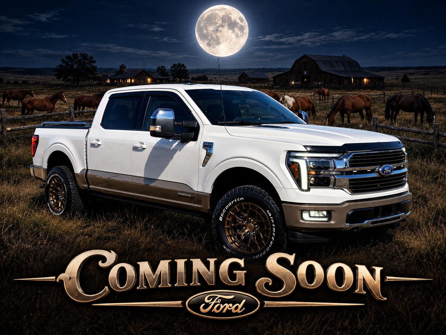 Star White Metallic Tri-Coat 2026 Ford F-150 Pickup Truck Four-Wheel Drive Automatic
